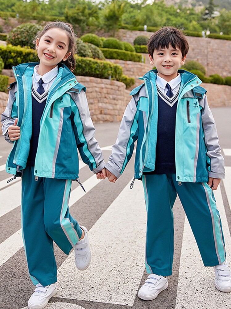 校服小学生春秋夏装男童女童jk制服套装儿童班服幼儿园园服英伦风