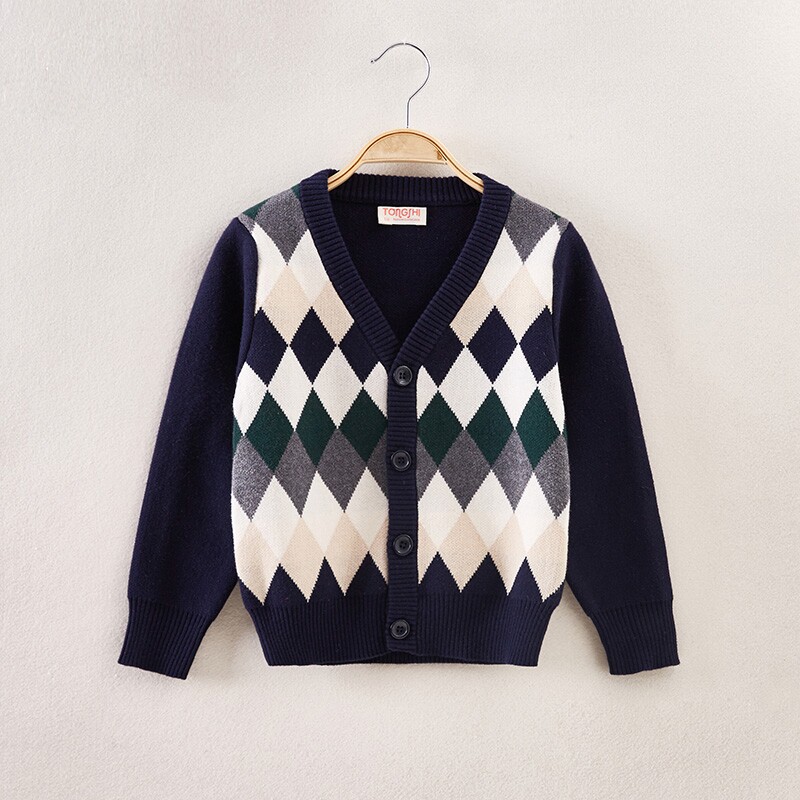 英伦风校服春秋装幼儿园园服中小学生班服套装学院儿童单件针织衫