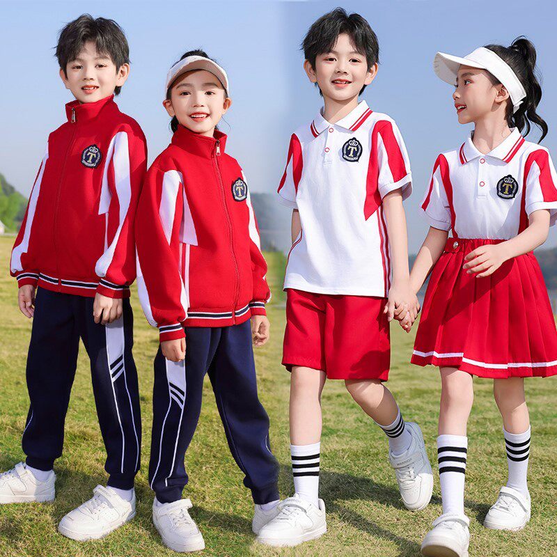 运动风班服白t白色大合唱短袖衬衫礼服老师夏装拍照polo衫韩版