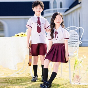 运动风班服春秋款幼儿园舞蹈裤子夏季入园照半身裙开幕式运动会