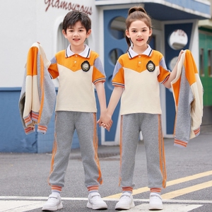 小学生校服防风背心英伦风幼儿园园服儿童运动服饰耐脏秋冬三件套
