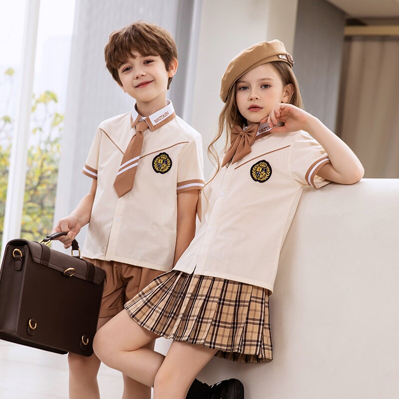 幼儿园园服春秋装棒球服小学生校服夏季套装三件套运动会班服定制