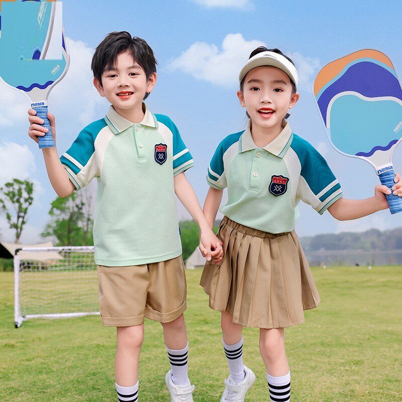 小学生校服新款统一礼服夏天亲子装教师定制春秋款入园照衬衣纯棉