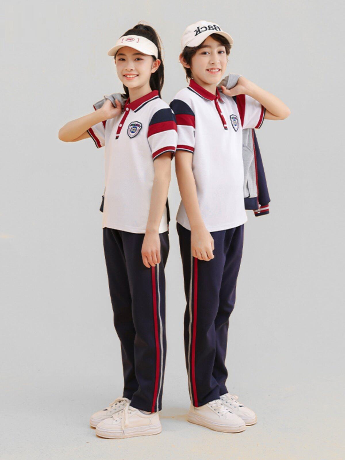 小学生班服服装中春季小高中幼儿园生初夏装春秋休闲套装学院裤子