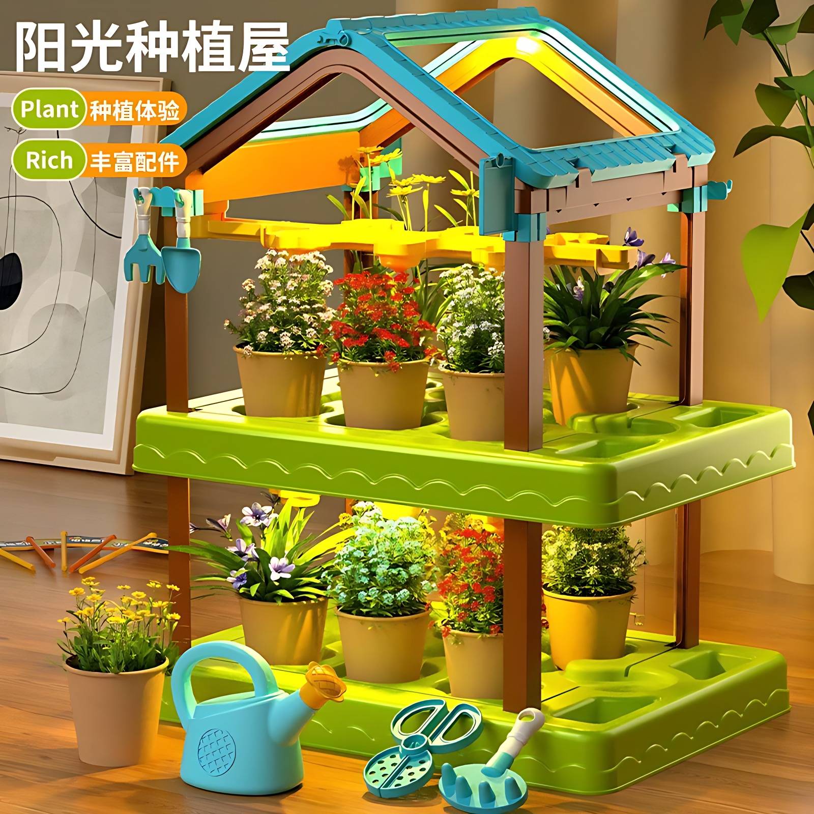 儿童节专属植物观察阳光种植屋|