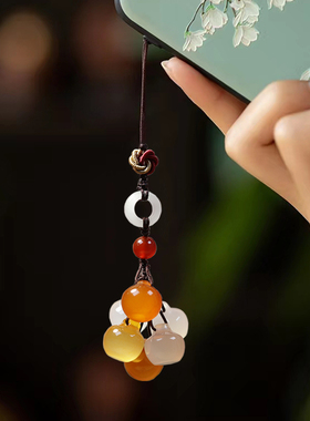 一念拾光高级感车钥匙扣2025新款吊坠手机链挂件男女U盘包包挂饰