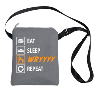 斜挎单肩迷你包 小众 JOJO 奇妙冒险世界DIO吃饭睡觉WRY动漫周边