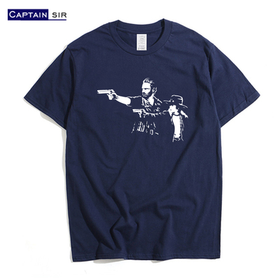 行尸肉走美剧周边短袖t恤夏纯棉