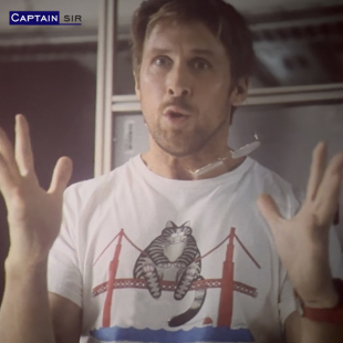 挽救计划 短袖 高司令 周边衣服 t恤纯棉 猫咪旧金山大桥 电影同款