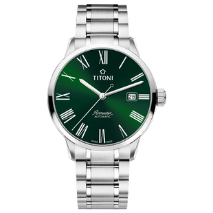 瑞士新款TITONI梅花手表男全自动机械式进口表空霸宇宙系列男士款