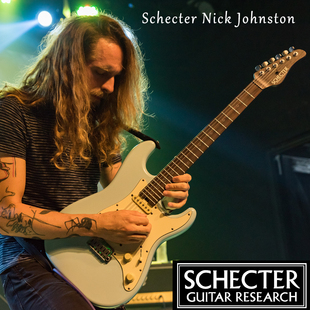 Custom Johnston 美产电吉他 签名款 Schecter 部落琴行 Nick