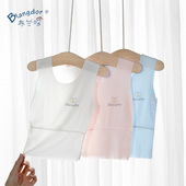 莫代尔无袖 婴儿无痕背心夏季 薄款 肚围宝宝贴身无骨护肚跨栏小背心