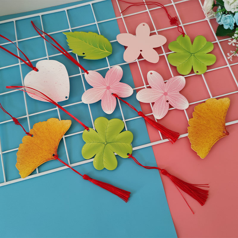 户外防水幼儿园手工制作心愿卡片小学生儿童许愿卡植物花卉吊卡树