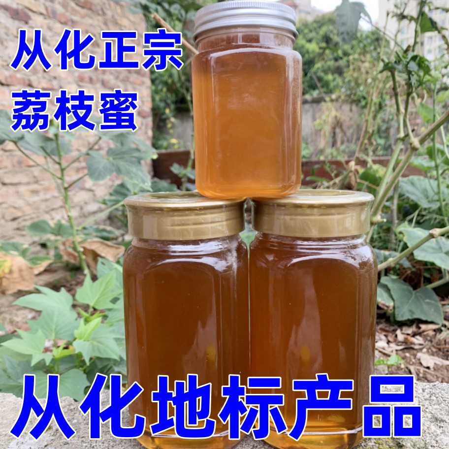 纯正天然农家自产从化荔枝蜜龙眼蜜百花蜂蜜孕妇孩子可食新上市
