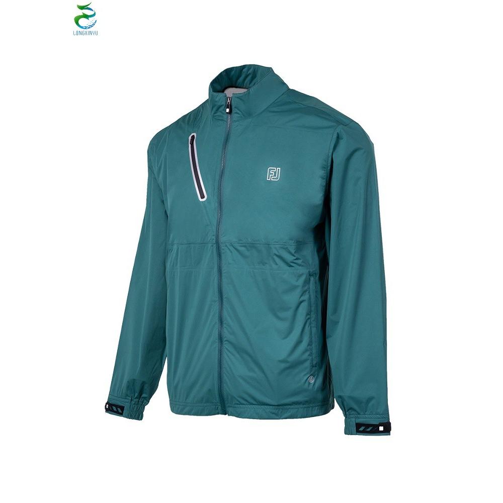 FootJoy高尔夫服装男士轻量防雨夹克新款运动拉链外套FJ防风上衣