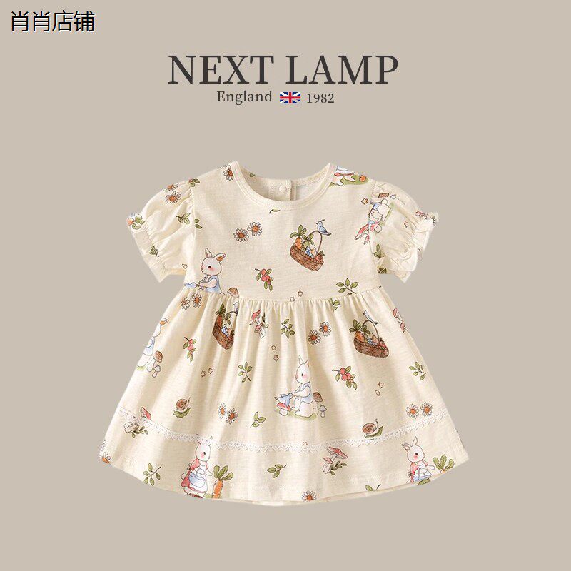 小童夏季装小裙子兔子婴