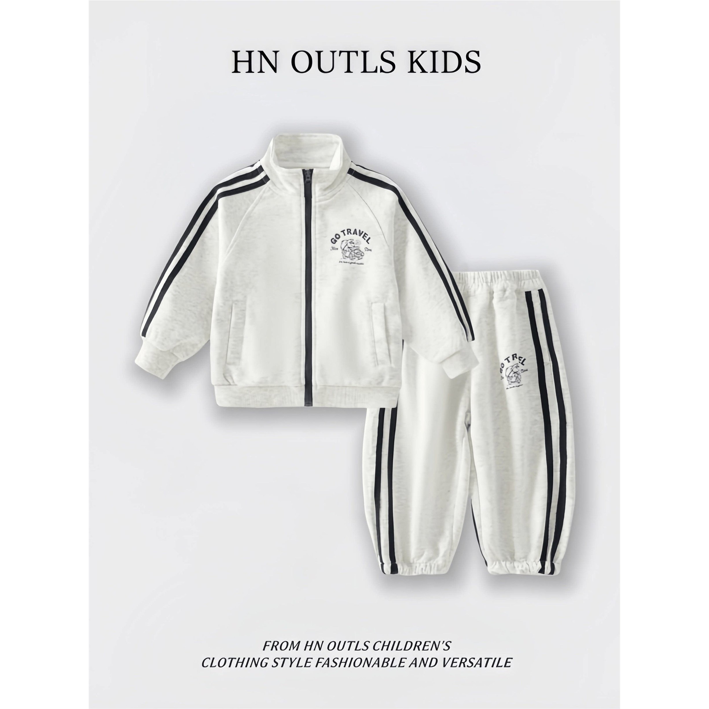HNOUTLS儿童运动风套装2