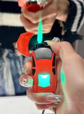 创意高颜值炫酷跑车造型防风打火机个性挂件网红迷你小巧时尚礼物