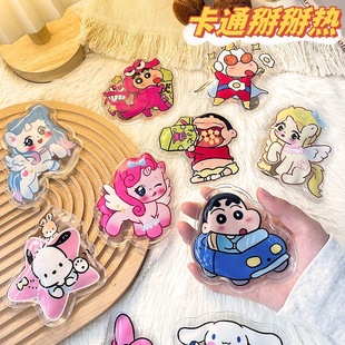 卡通自发热掰掰热可重复使用一掰就发热的随身口袋暖手宝学生户外