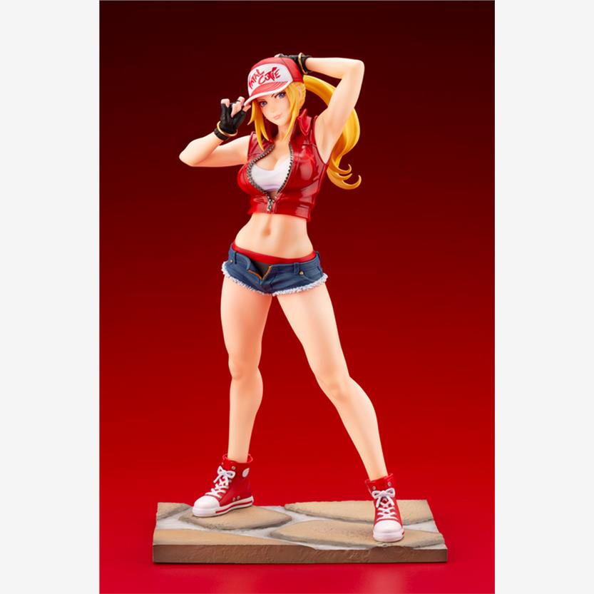 正版  寿屋 SNK美少女拳皇 女中豪杰 狂暴双打 特瑞·博加德 手办