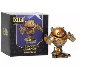 英雄联盟LOL正版刀妹机器人阿狸维嘉塞娜卢锡安金克丝手办摆件