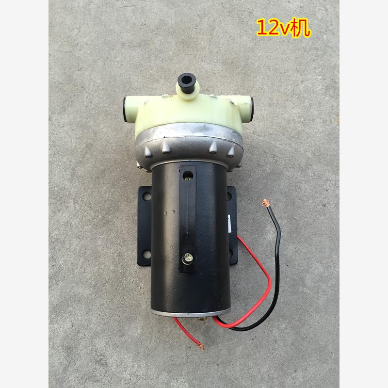 新款包邮12V高压打药机农用电动喷雾器抽水灌溉130w5缸高压膈包邮