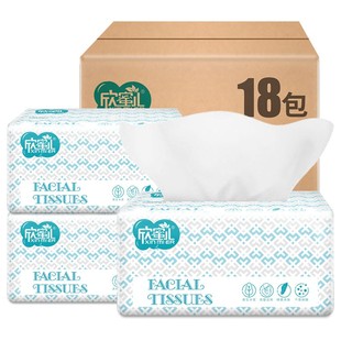 4层105抽 17.5cm 36整箱卫生餐巾抽纸 欣蜜儿原木浆抽纸家用