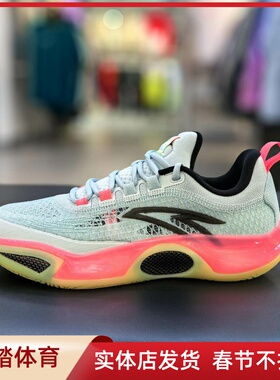 安踏锋芒2篮球鞋2025夏季新款氮科技耐磨防滑网面男鞋112531604Q