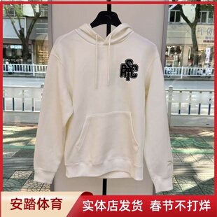 安踏运动2025冬款男卫衣休闲圆领套头跑步训练针织上衣152548706S