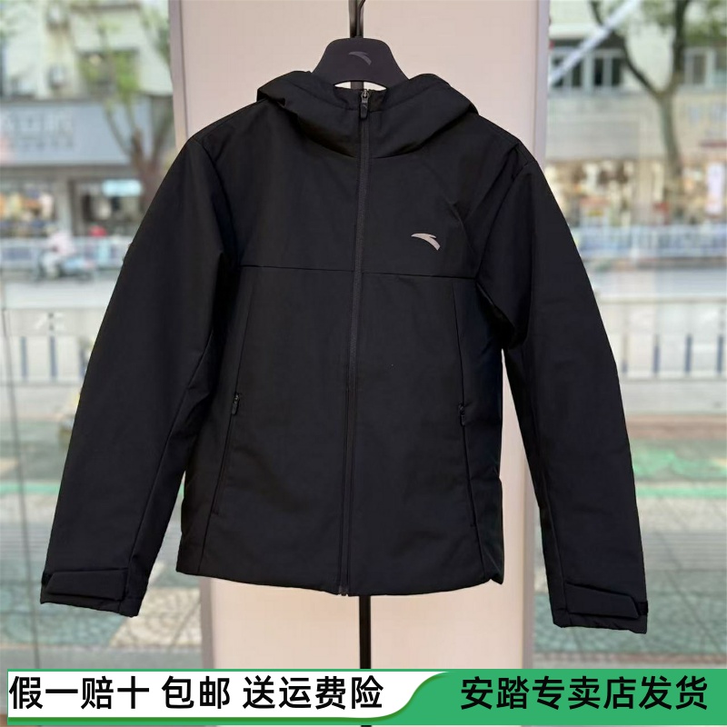 安踏2025冬季新防泼水外套羽绒内胆夹克男士跑步运动服152547933