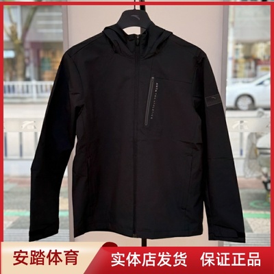 安踏梭织运动外套男秋季新款防风保暖舒适通勤夹克上衣152537605N