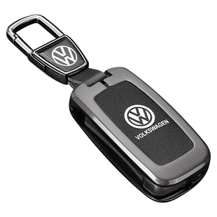 适用于大众钥匙套朗逸宝来途观速腾POLO汽车金属全包保护壳扣高档