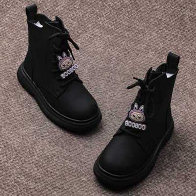 断码加绒保暖男女童马丁短靴