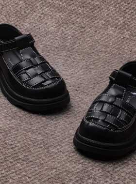 春季儿童真皮儿童皮鞋镂空透气防滑单鞋21526/21527特价捡漏童鞋