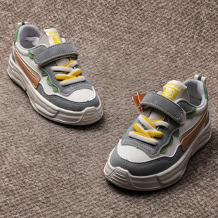 儿童鞋2025秋季板鞋男女童休闲鞋2587耐磨魔术贴鞋断码特价捡漏