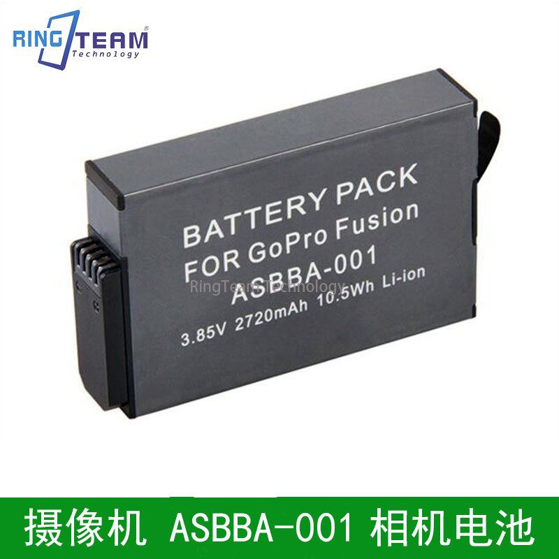 GoPro Fusion 360全景运动摄像机 ASBBA-001 VR 360 HERO相机电池