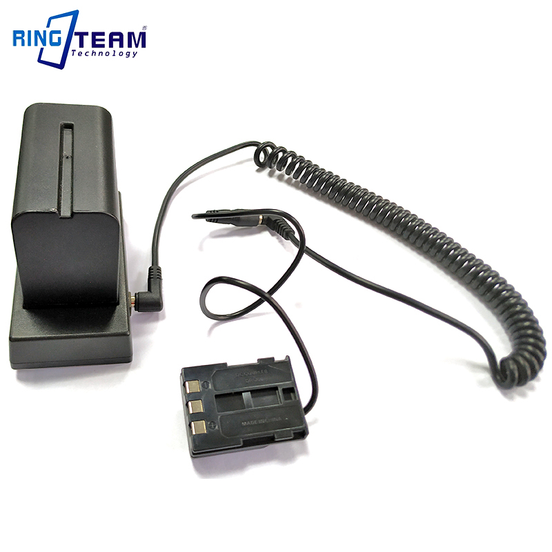 NP-F970带DR700直流电连接器，适用佳能相机S55 S60 S70 S80数码