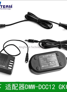 适用松下DMC-GH3 DMC-GH4 DMC-GH5 适配器DMW-DCC12GK BLF19E电池