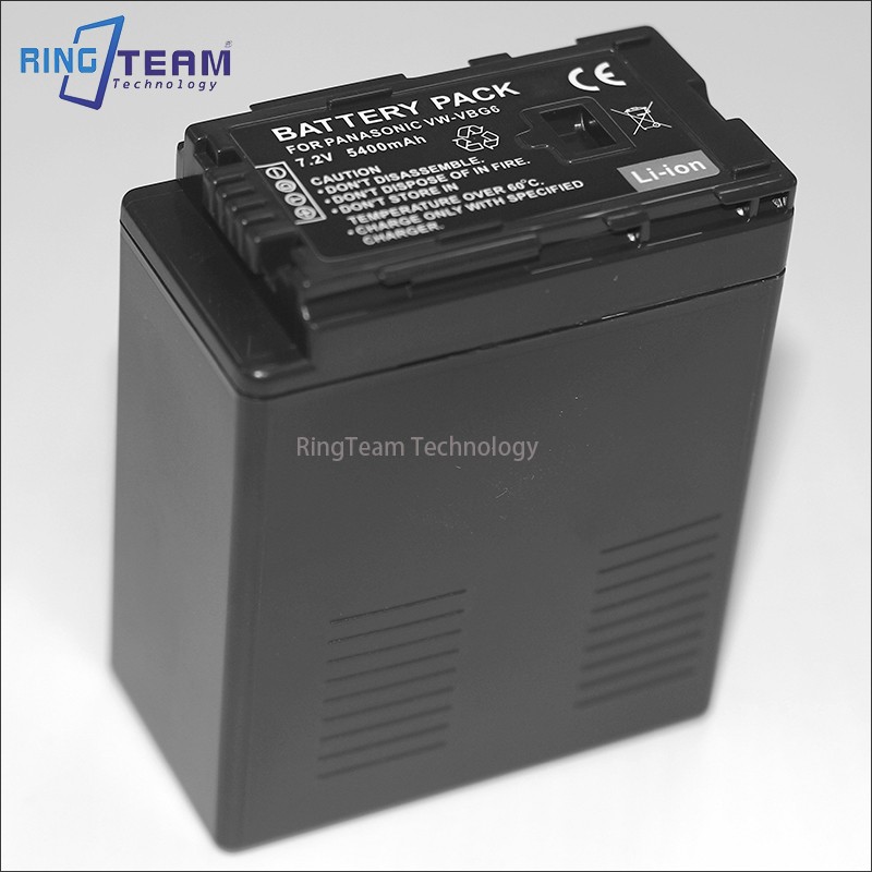 VW-VBG6电池适用松下153MC/83MC/130MC/160MC/MDH1D等摄像机电池