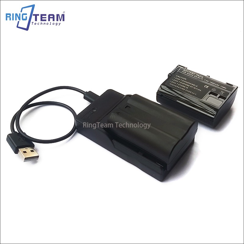EL15适用尼康D600 D7100 D810A d7200 D800E V1电池usb充电器套装