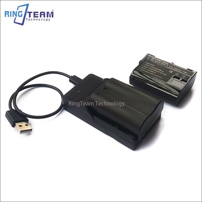 EL15适用尼康D600 D7100 D810A d7200 D800E V1电池usb充电器套装