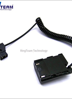 SmallHD监视器电源线，B口转LP-E6假电池， 输入14.8V，输出8.6V