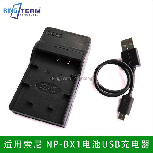 适用NP-BX1电池USB充电器AS50R AS300R X3000R X1000V HDR-CX240