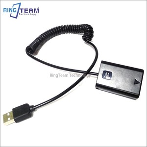 适用索尼AC-PW20假电池USB转接线适用NEX-F3 NEX-6 NEX-5R NEX-5T