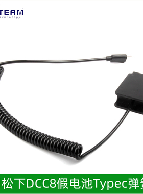 适用松下DMC-FZ400 FZ1000 G95相机BLC12假电池DCC8外接电源Typec