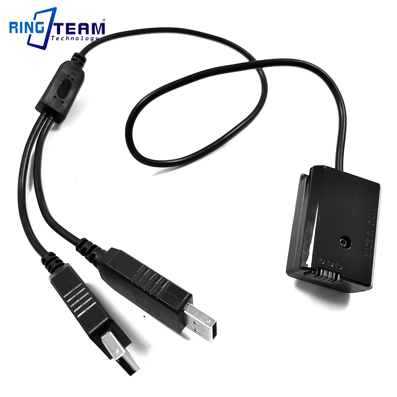 双USBDC耦合器AC-PW20 NP-FW5假电池适用于Sony ILCE A7 A7II A7R