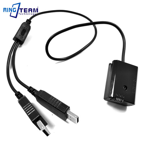 双USBDC耦合器AC-PW20 NP-FW5假电池适用于Sony ILCE A7 A7II A7R