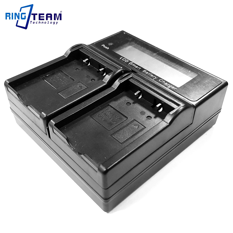 适用于富士NP-T125电池LCD充电器 GFX50S/GFX50R座充双充