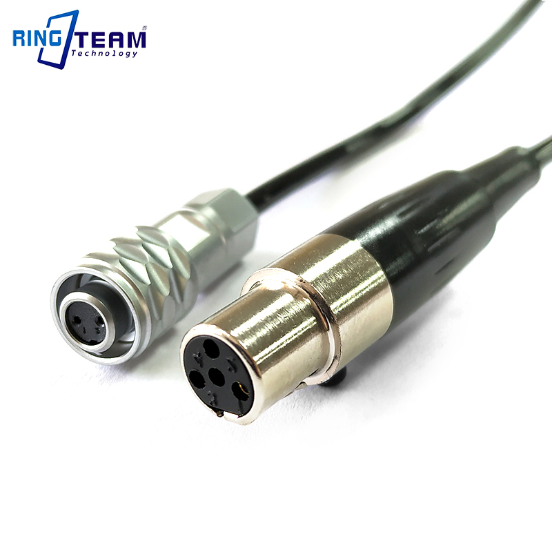 BMPCC4K 相机4K的4芯微型XLR至WEIPU FS6 SF610/S2电源线
