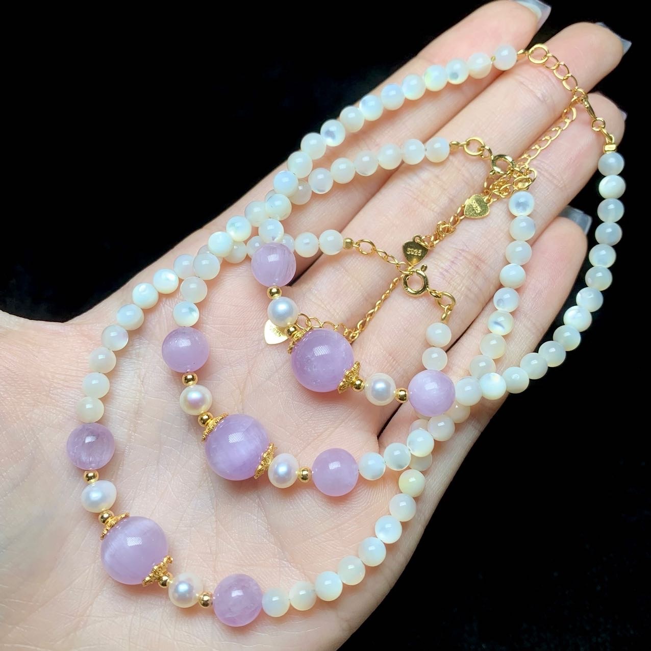 紫锂辉白贝母diys925